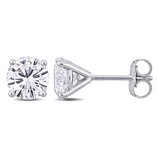 2CT TW Lab-Grown Diamond Martini-Style Stud Earrings