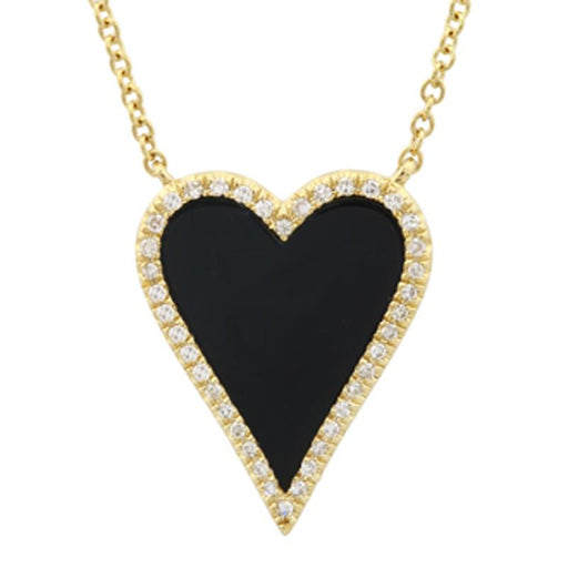 Elongated Heart Gemstone Necklaces