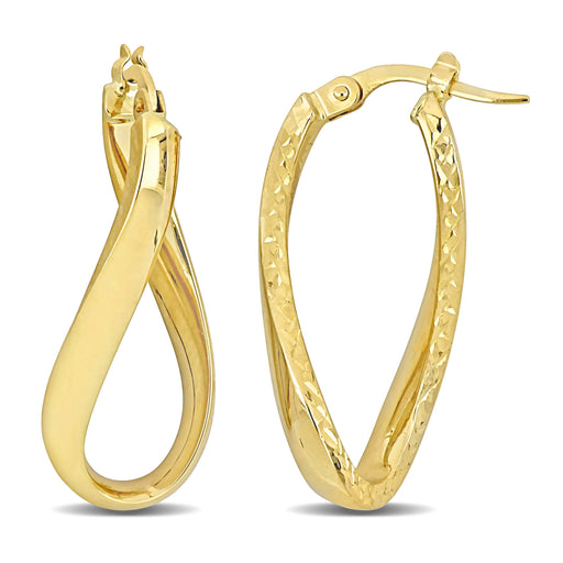 Gold Hoops 14k Yellow Gold