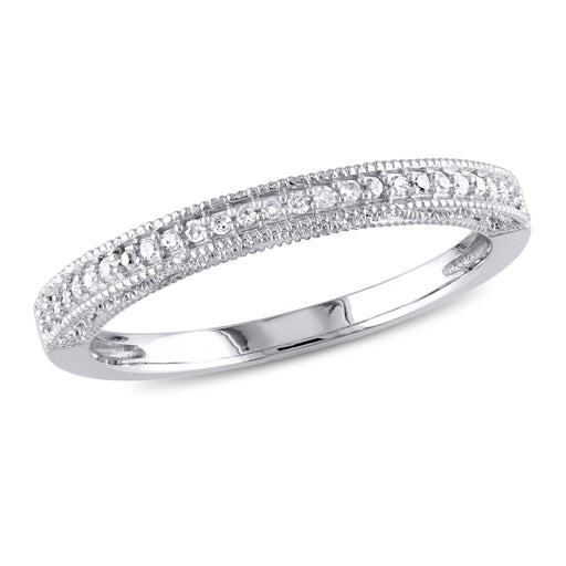 10K White Gold Diamond Eternity Ring