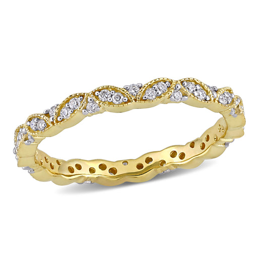 Clustered Pave Eternity Ring