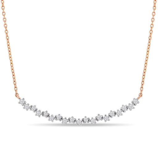 Diamond Scatter Bar Necklace