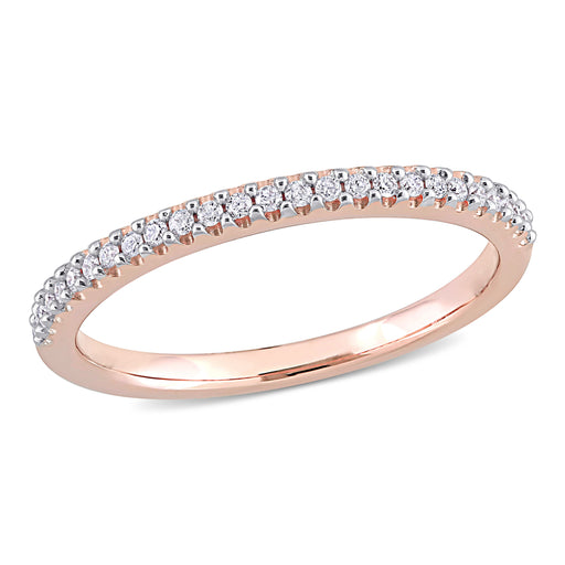 14K Rose Gold Diamond Eternity Ring
