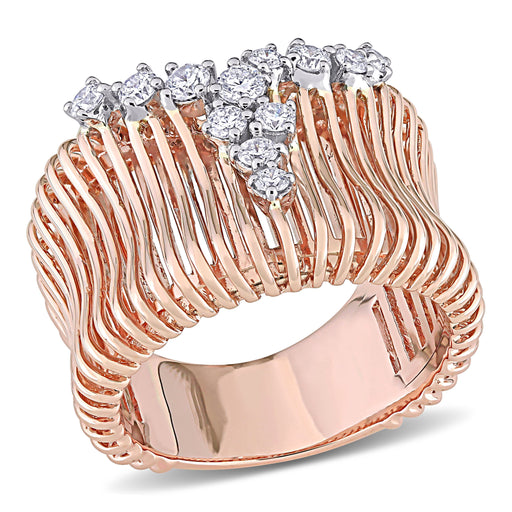 1/2 CT Diamond TW Fashion Ring 14k two tone gold GH I1