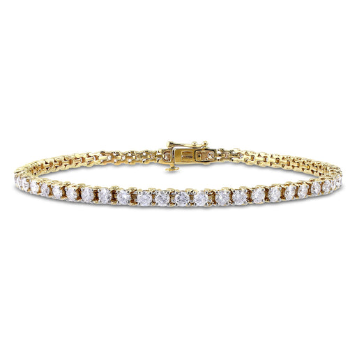 4 CT Diamond TW Bracelet 14k Yellow Gold GH I1;I2 Length (inches): 7.25